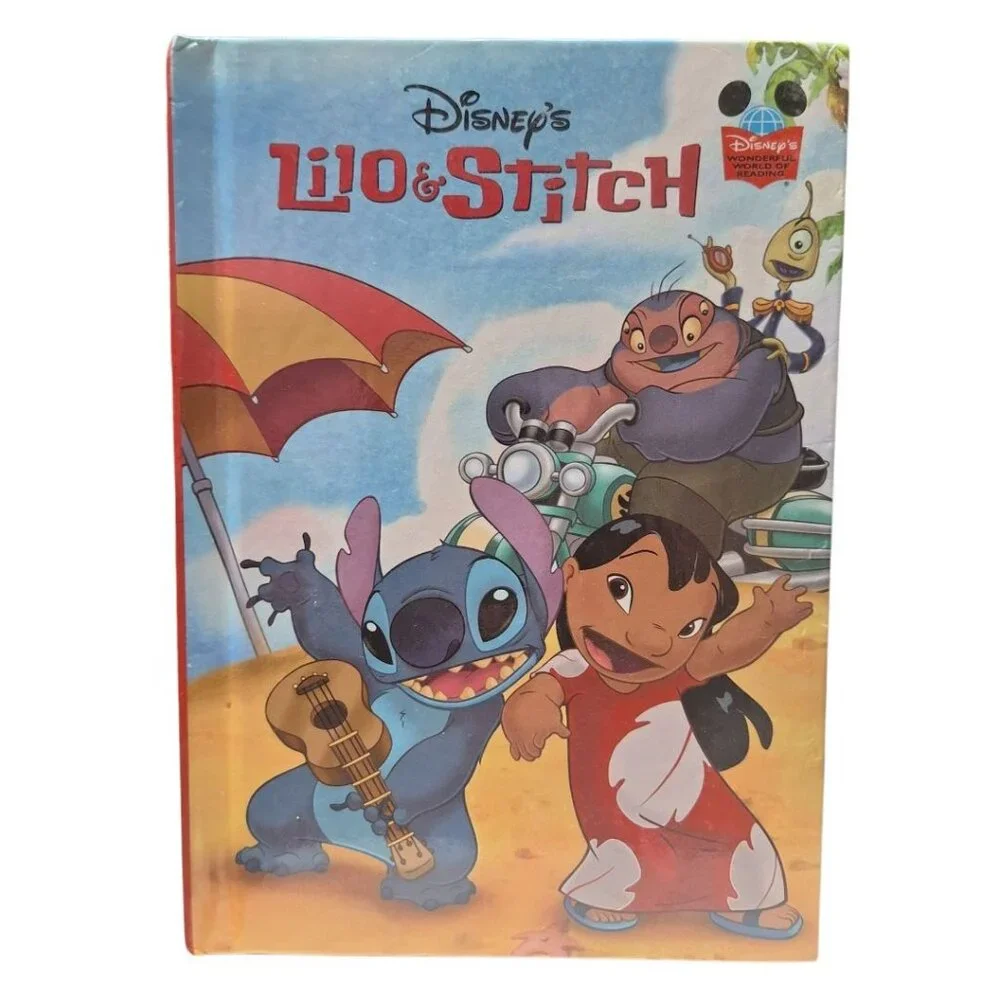 Disney Hardcover Books Vintage Lion King 101 Dalmations Lilo Stitch Picnic‎ 90s